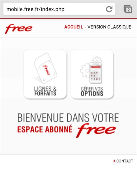 Espace Abonné Free Mobile